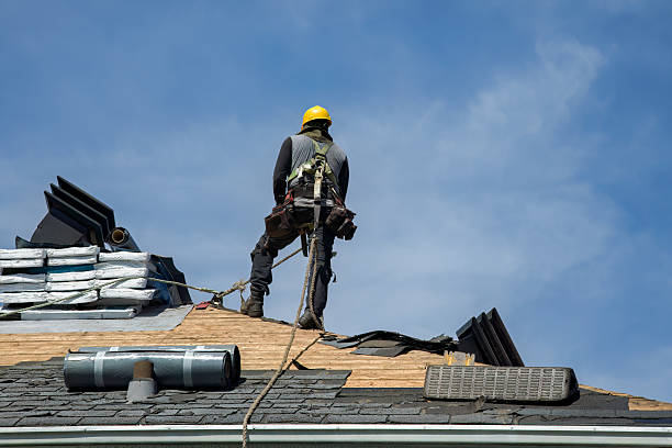 Professional Roof Replacement technician working in Livingston, WI